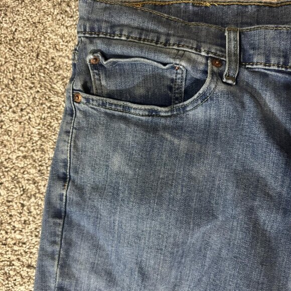 Levis 541 Jeans Mens 38x29 Blue Denim Athletic Taper Stretch Medium Wash Casual - Picture 4 of 11
